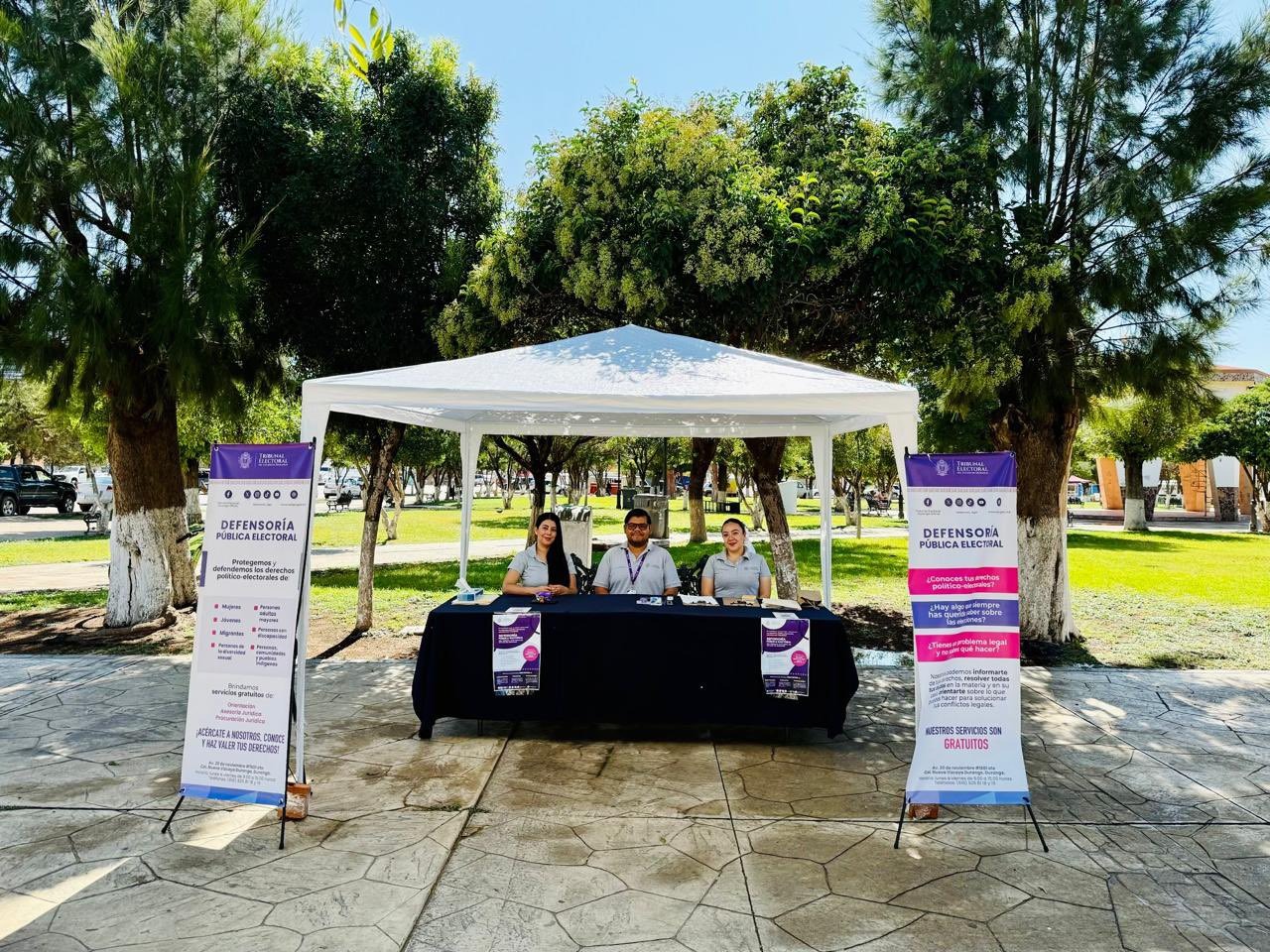 El TEED instala módulo itinerante de defensoría electoral en Guadalupe Victoria