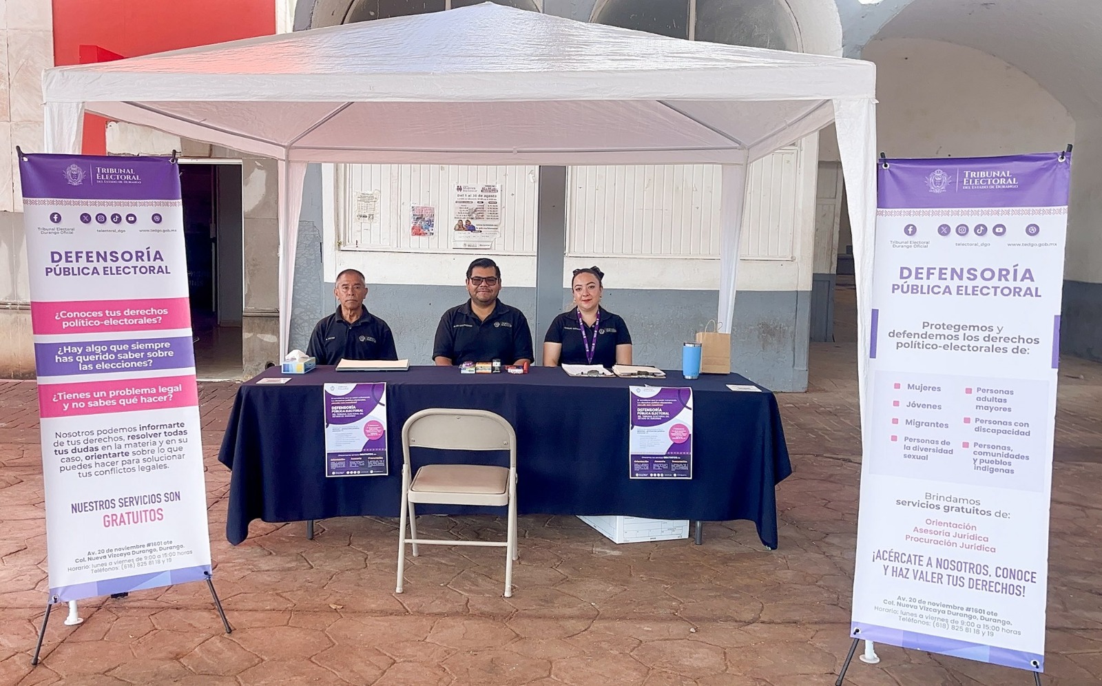 El TEED acerca la justicia electoral a Francisco I. Madero con su módulo itinerante