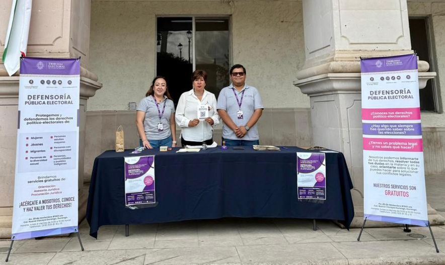 Módulo itinerante de la Defensoría llegó a Canatlán.