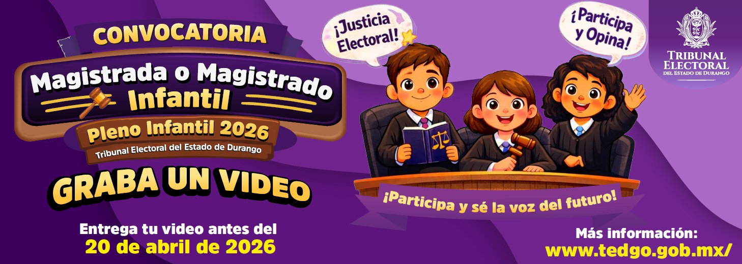 Magistrada o Magistrado Infantil 2026