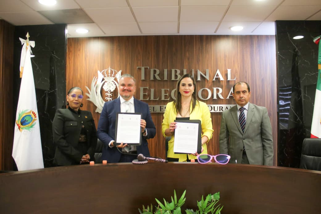 Firman convenio de colaboración el Tribunal Electoral del Estado de Durango y la Facultad de Derecho y Ciencias Políticas de la UJED